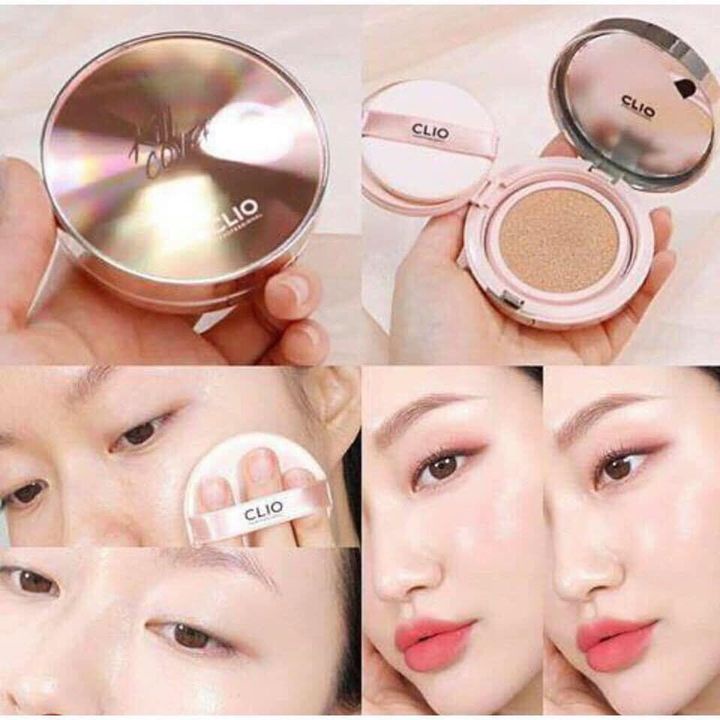 Phấn nước Clio hồng CLIIO Kill COVER PINK GLOW CREAM CUSHION | BigBuy360 - bigbuy360.vn