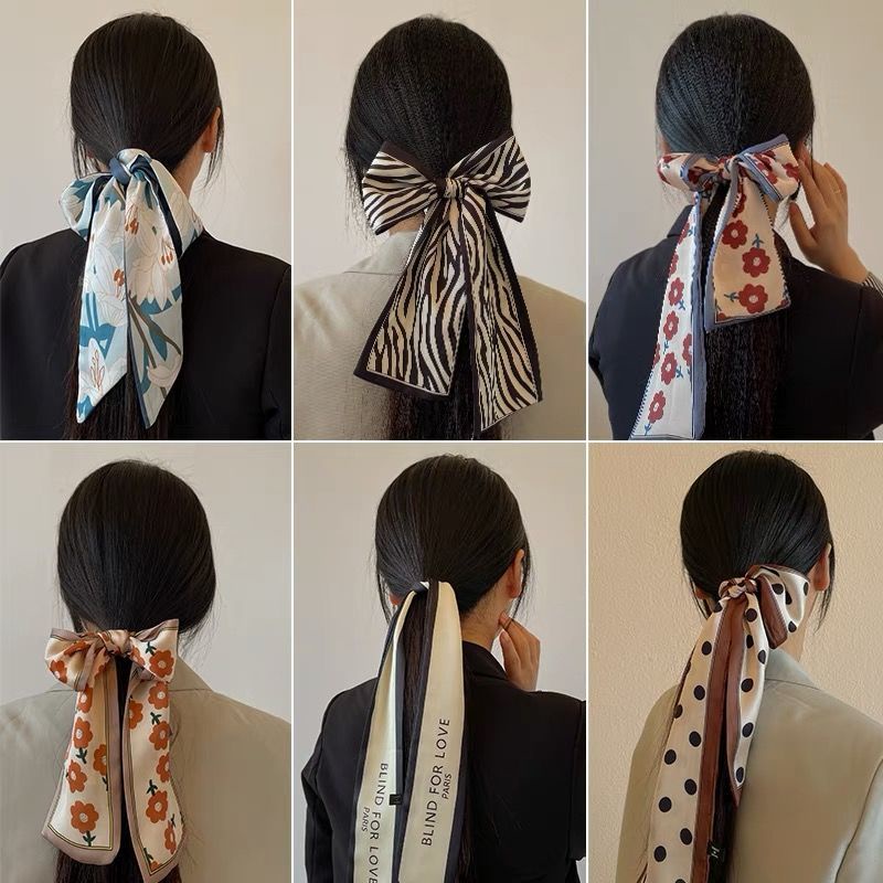 Băng Đô Cài Tóc Bằng Lụa Phong Cách Pháp Thời Trang Mùa Hè Mới Cho Nữ