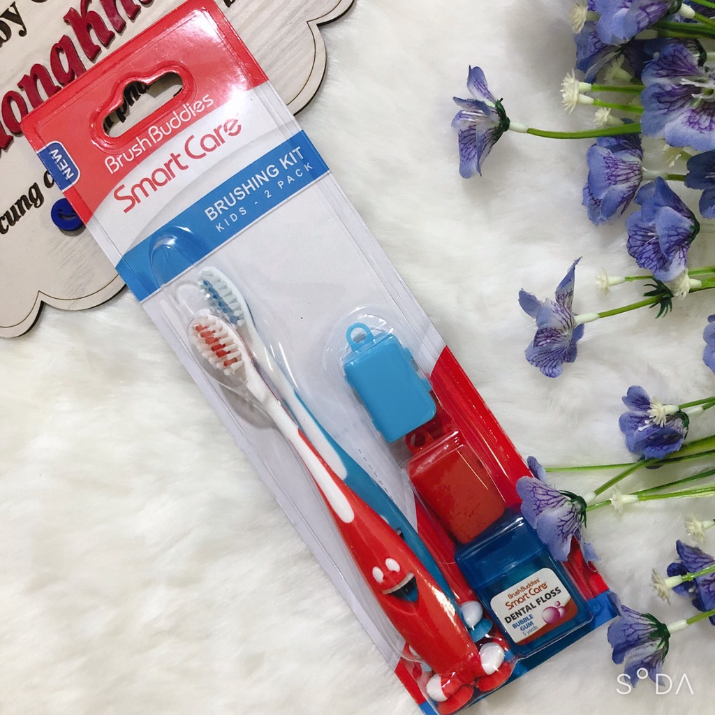 Set 2 bàn chải đánh răng cho bé Brush Buddies - NK Mỹ