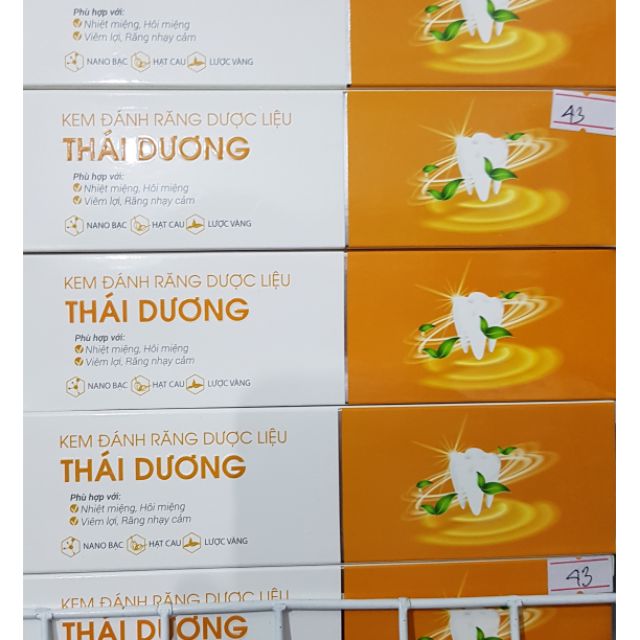 KEM ĐÁNH RĂNG DƯỢC LIỆU THÁI DƯƠNG 100G