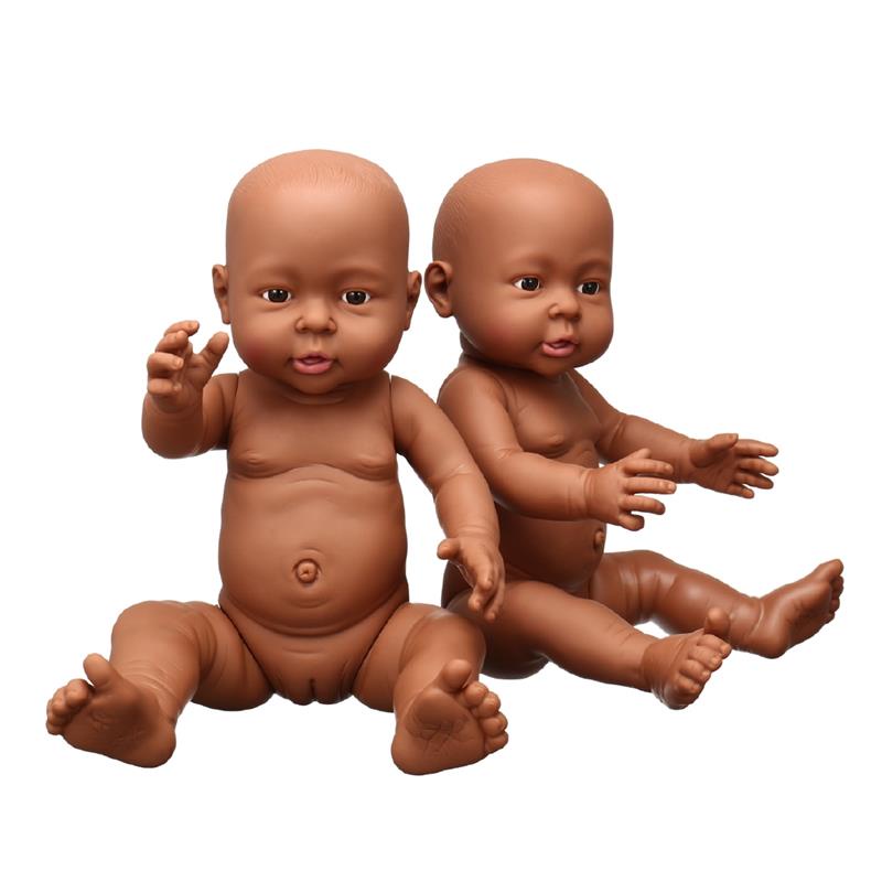 Mô Hình Búp Bê Em Bé Sơ Sinh Bằng Silicone 16 Inch