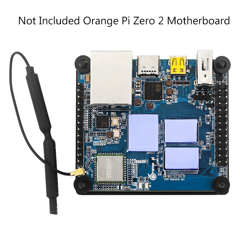 Bảng Mạch Phát Triển orange pi zero 2 Bằng Nhôm Làm Mát Bảo Vệ Mật Khẩu