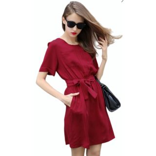 Zerasy - Đầm thắt nơ eo xinh xắn