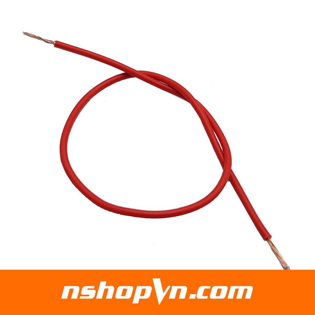 5m Dây điện 24D màu đỏ / đen đường kính lõi dây điện 0.5mm lõi 24 sợi