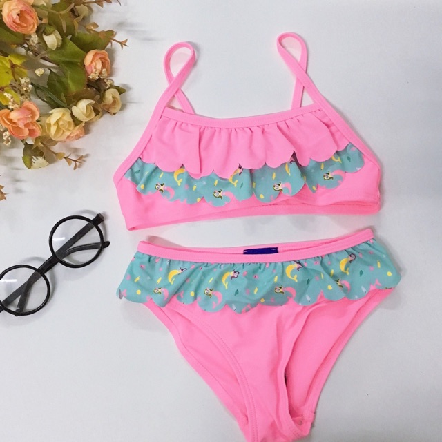 Đồ bơi bikini 2 mảnh xuất xịn viền nàng tiên cá Boi020 (kèm bảng size hình cuối)