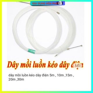 Dây mồi luồn kéo dây điện 5m 10m 15m 20m 25m 30m TẶNG 1 băng keo điện khi mua 20 sp
