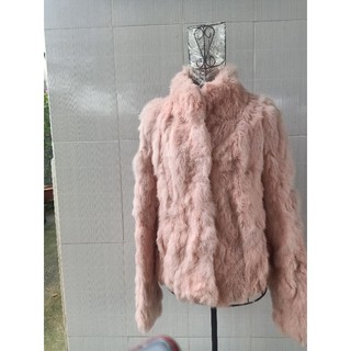 áo lông thỏ màu hồng mã 3101-6