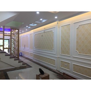 Phào chỉ PU chỉ cân 4cm trang trí trần tường sơn nhiều màu, trang trí nội thất rẻ đẹp, đễ lắp đặt, 1 thanh dài 1.2m