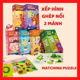 (Xếp Hình Ghép Nối Thông Minh) MATCHING PUZZLE - Đồ chơi tăng nhận thức cho trẻ từ 1+
