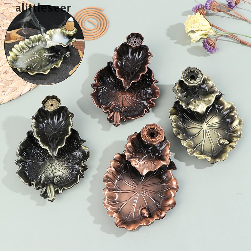 Đế Đốt Trầm Hương Hình Lá Sen Trang Trí Phòng Khách