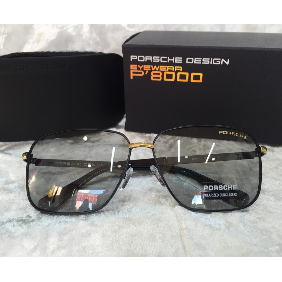 Mắt kính Đổi Màu Porschee ♥️FREESHIP♥️ Hàng cao cấp - Tròng Polaroi phân cực P8712