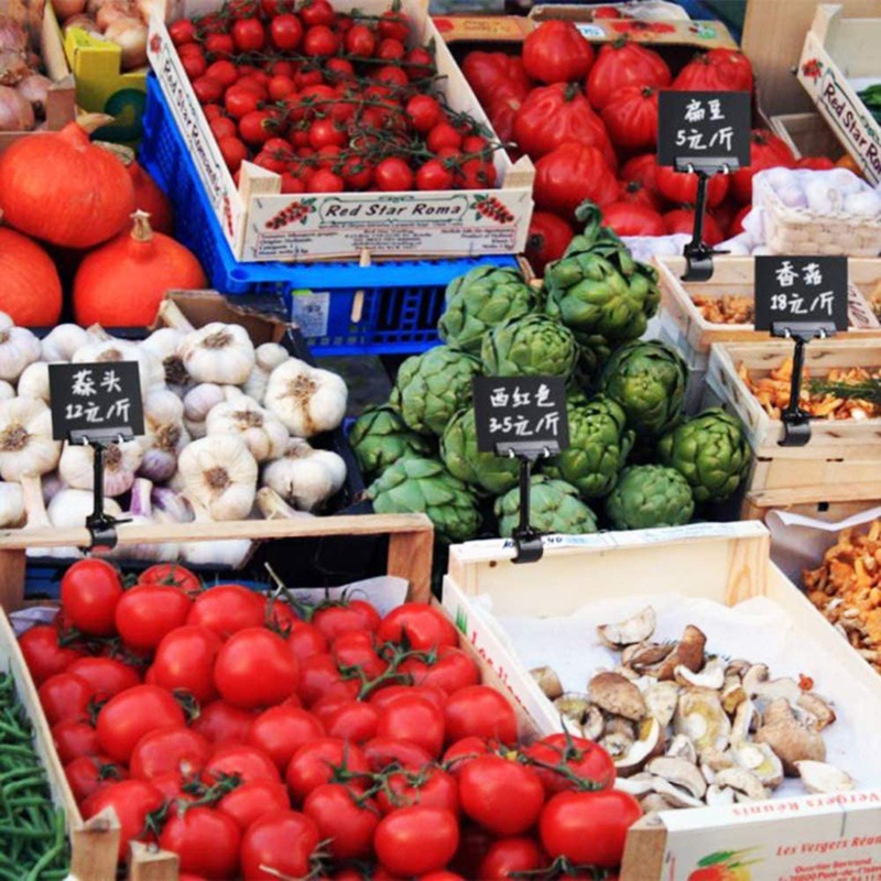 Set 10 Giá Đỡ Biển Báo Hai Đầu Dạng Kẹp Bằng Nhựa Có Thể Điều Chỉnh Đa Ứng Dụng