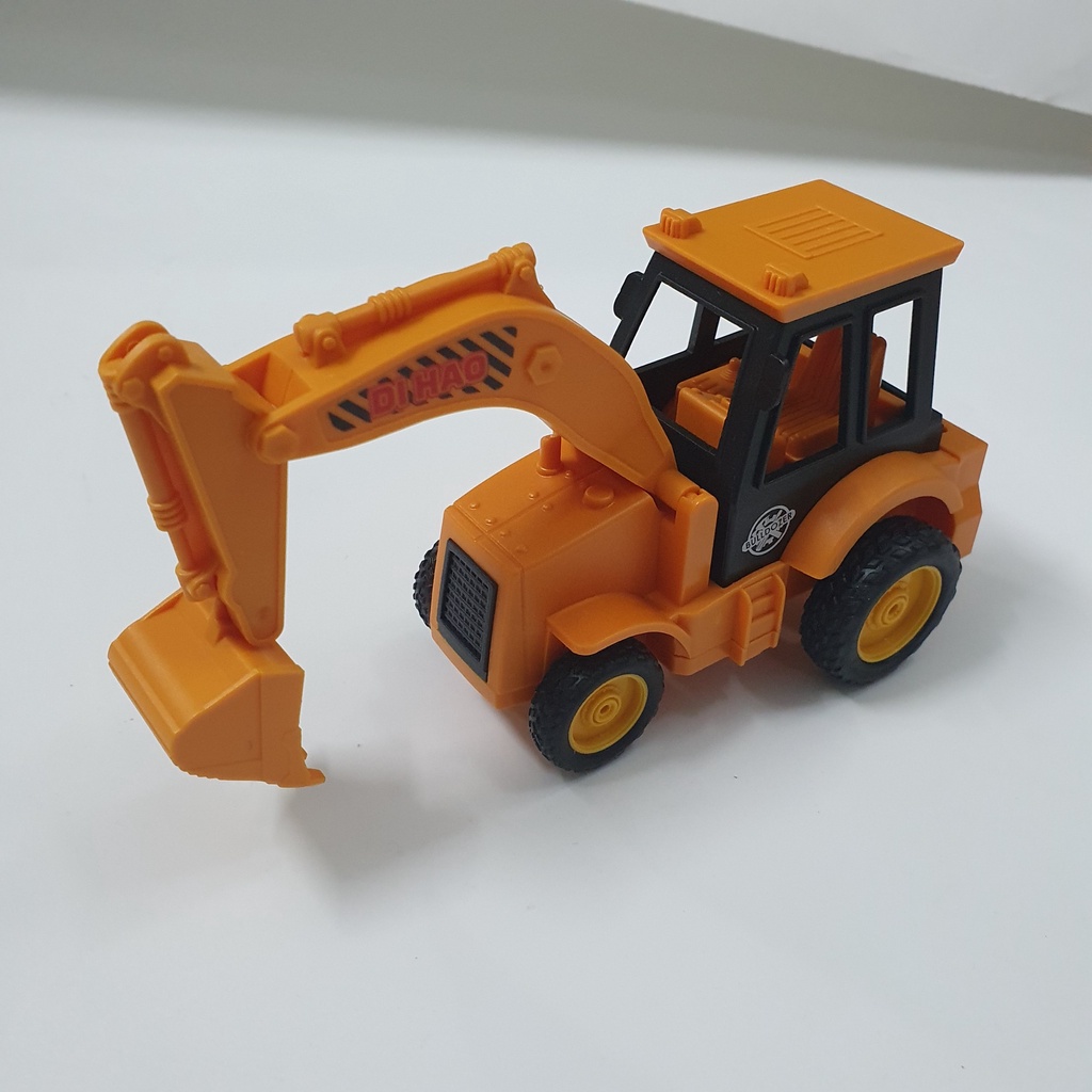 Xe Công Trình Có Hộp Xe Cẩu Xúc Có Thể Chạy Trớn Đồ Chơi Bé Trai