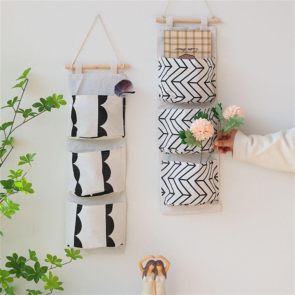 Túi Vải Treo Tường 3 Ngăn Đựng Đồ Dùng KENT1