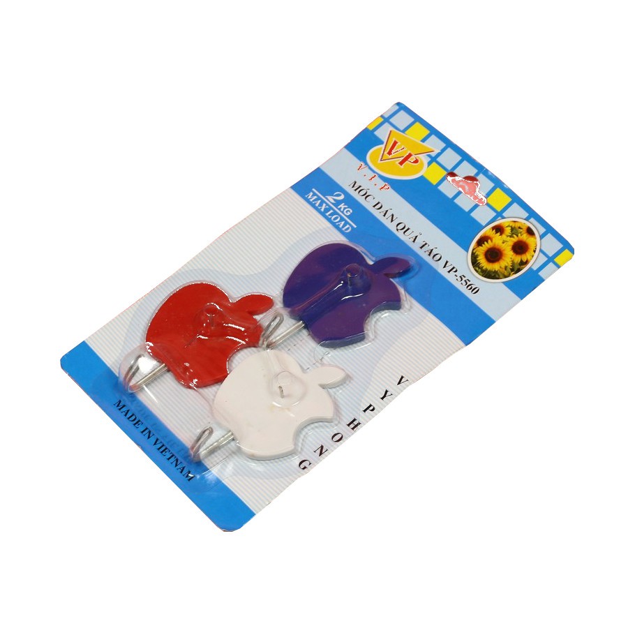 Móc dán tường ( vỉ 3 cái)