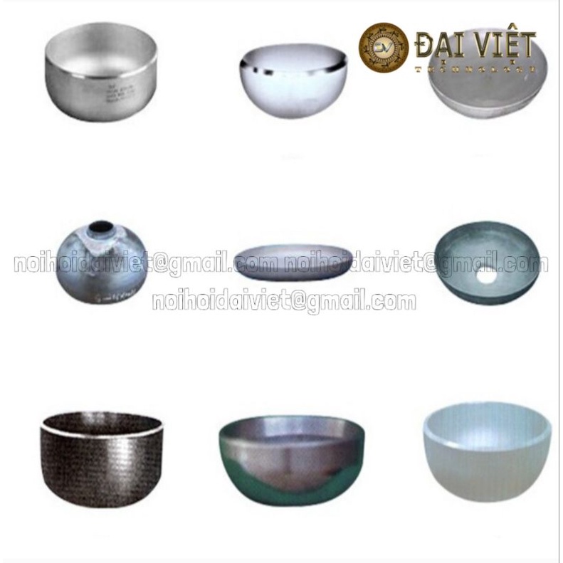 Chỏm cầu nắp bịt thép SS400 đường kính D90