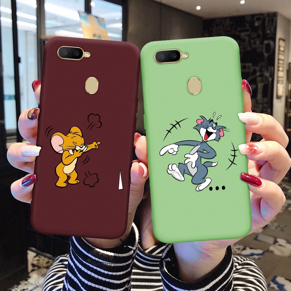 Tom and Jerry Pattern Silicone Case for Xiaomi Mi6X Mi5X Mi8 Mi9 SE MiA3 Lite MiA1 MiA2 Cartoon Painted Cute Shell | BigBuy360 - bigbuy360.vn