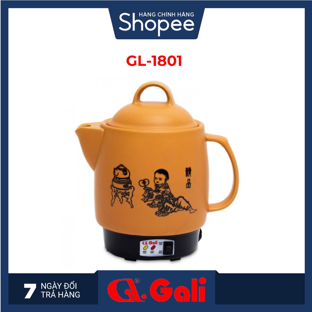 [Mã ELHADEV giảm 4% đơn 300K] Ấm sắc thuốc điện Gali GL-1801 - Dung tích 3.3L