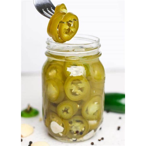 Ớt jalapeno muối chua nguyên quả/ xắt lát La Morena Pickled Jalapeno Peppers Lamorena 372/800g