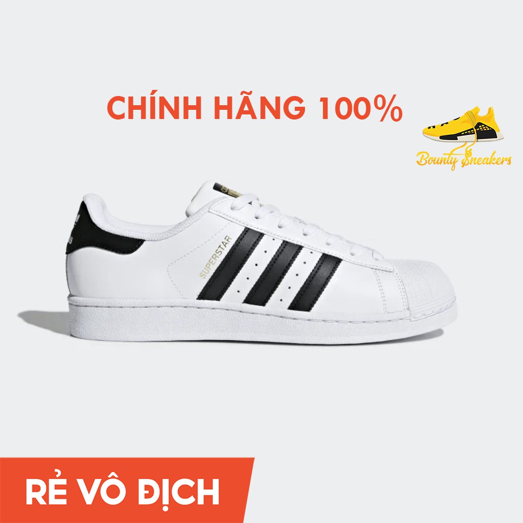 [Mã MAMT2405 giảm 10 đơn tối thiểu 0đ] Giày Sneaker Thời Trang Adidas Super Star Trắng - Hàng Chính Hãng
