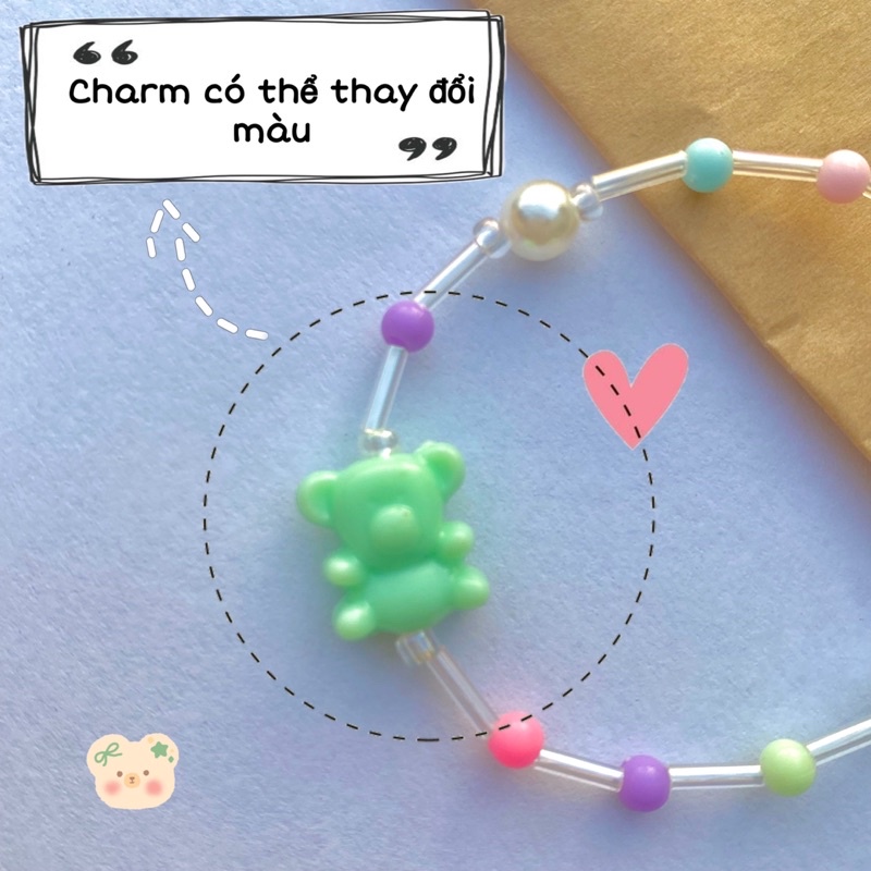 Vòng tay Bear pastel ngọt ngào