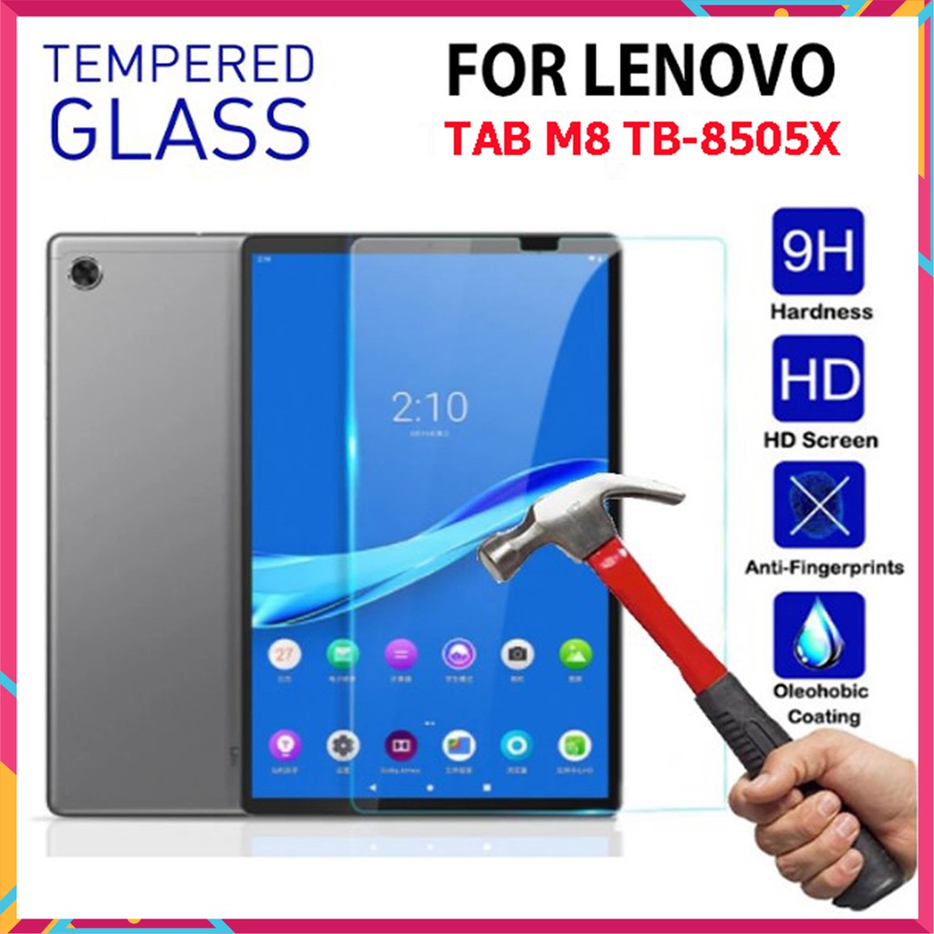 Kính cường lực Lenovo Tab M8 TB-8505X 💥 Freeship + Quà Tặng 💥 Độ cứng 9H , Dày 0.3mm
