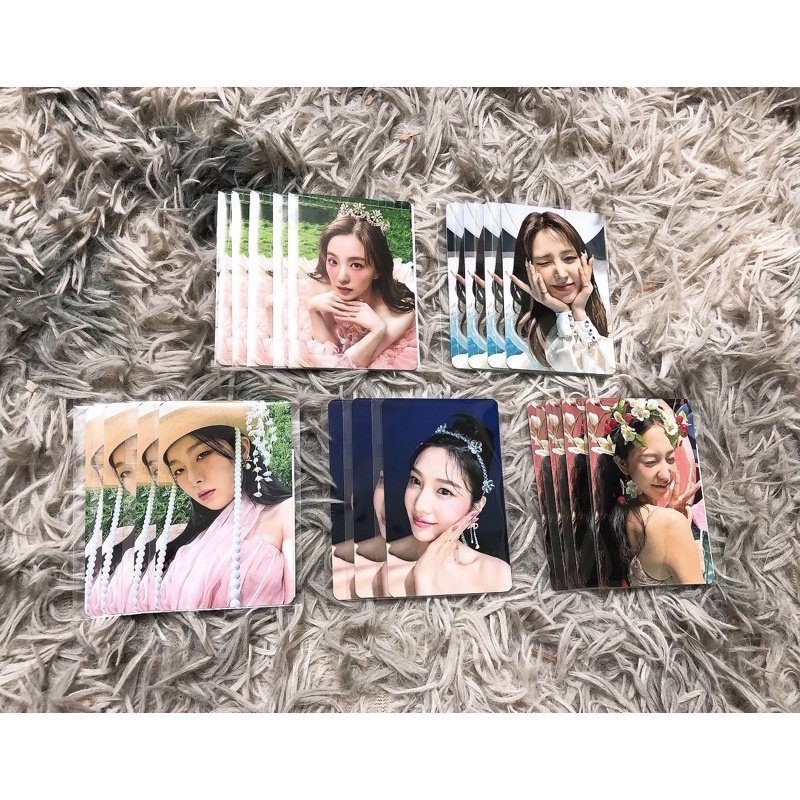 Bộ ảnh card pob mumo Red Velvet album Feel my rhythm
