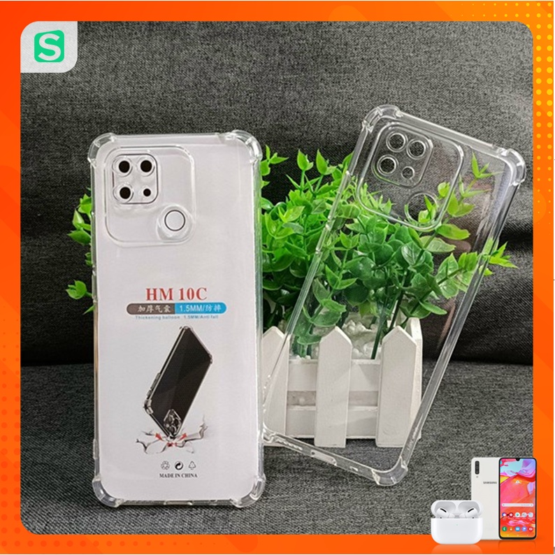 Ốp Điện Thoại TPU Chống Sốc + Kính Cường Lực Full màn + Dán bảo vệ Camera Cho Xiaomi Poco C40 Redmi 10C 10 redmi10C