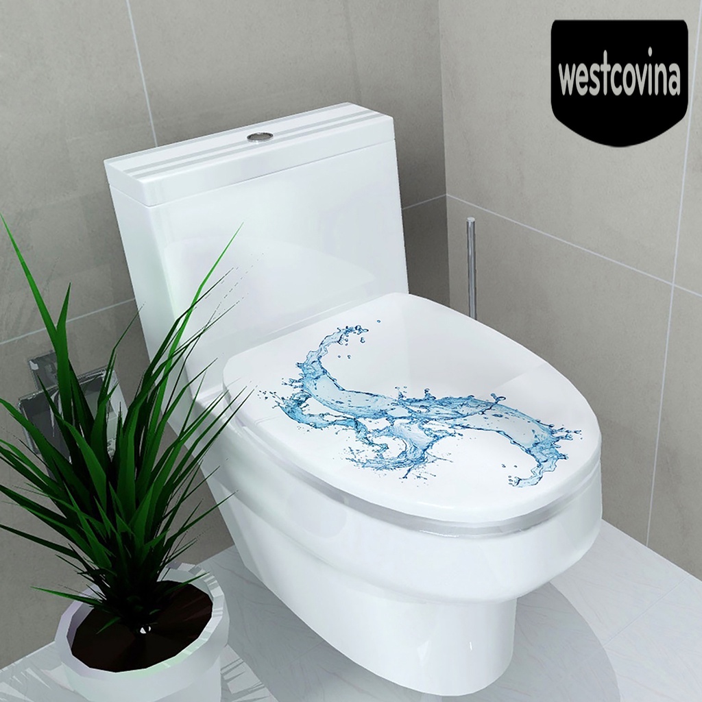 [Hot]☀ Sticker Dán Toilet Chống Thấm Nước Với Họa Tiết Hình Đại Dương Theo Phong Cách Hoạt Hình