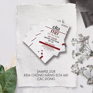Sample 2Gr Kem Chống Nắng Làm Trắng Elta Md