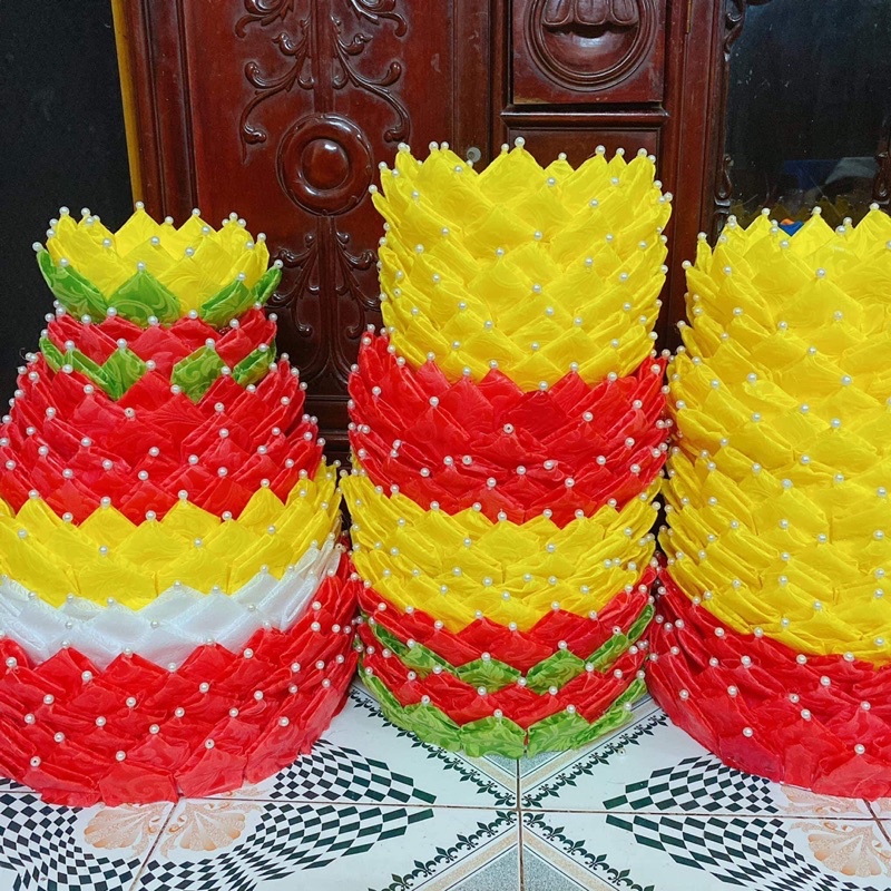 Đế trưng bày oản - làm tháp bánh tài lộc