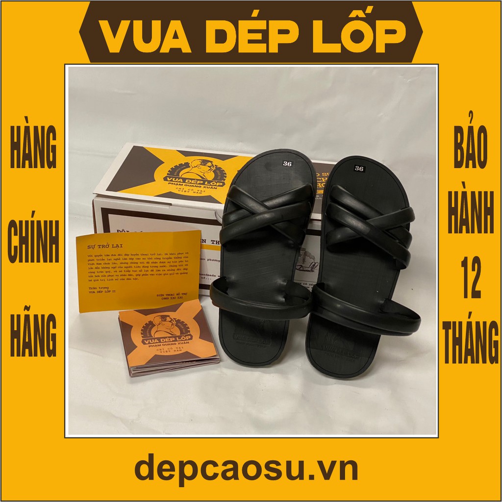 dép cao su 5 quai giải phóng, được làm thủ công của Vua dép lốp Phạm Quang Xuân, ảnh thật, bảo hàng và sẵn hàng