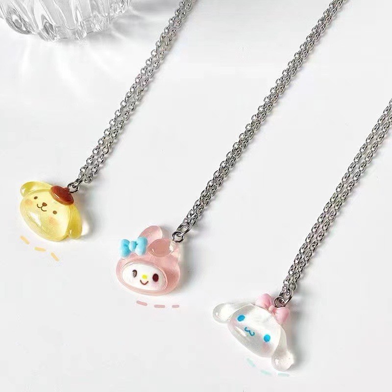 Mới Vòng cổ Mặt Hình Sanrio Kuromi Melody Thời Trang 2022