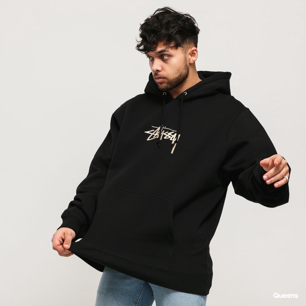 Áo trùm có mũ Stussy họa tiết Stock Logo Hoodie