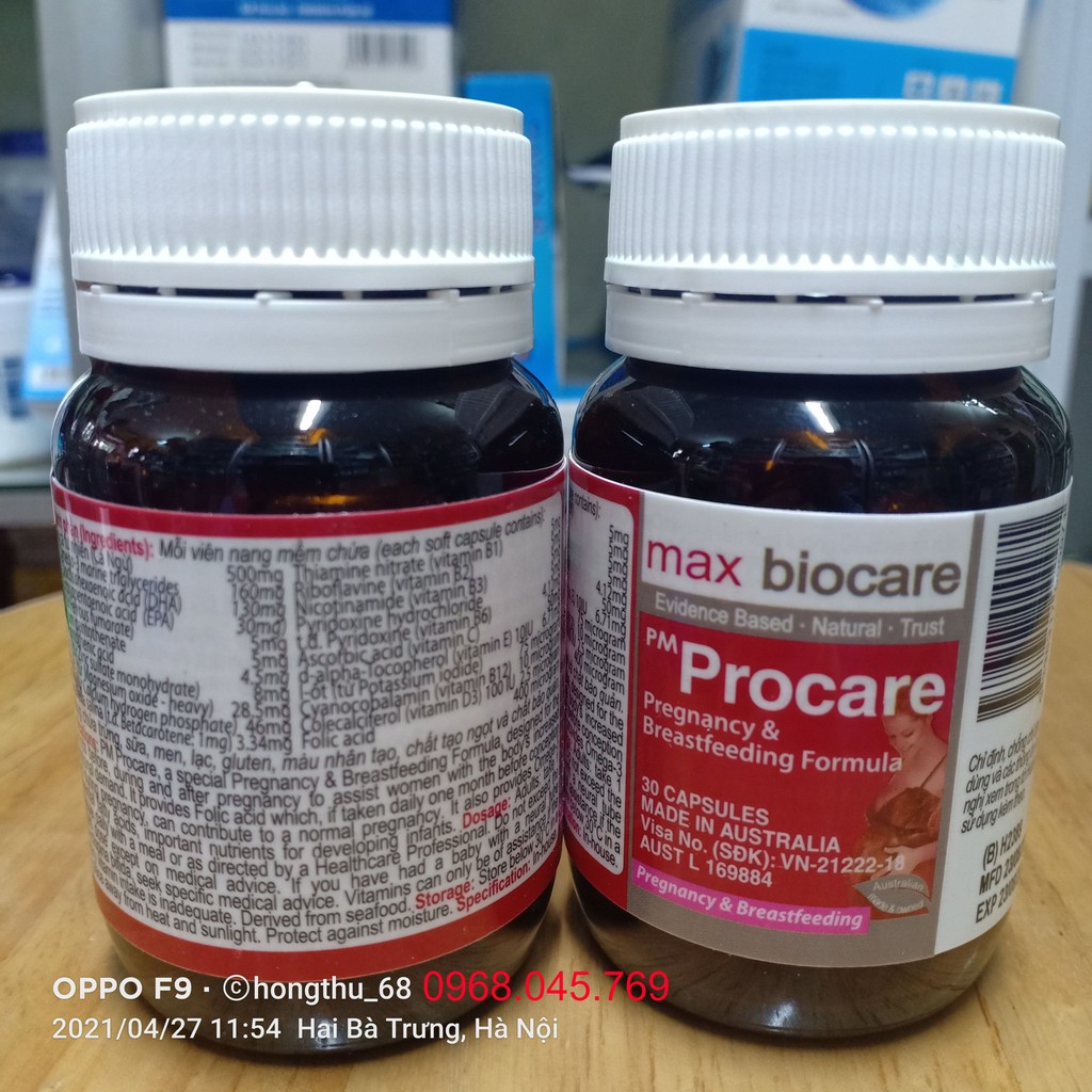 PM Procare Lọ 30 viên