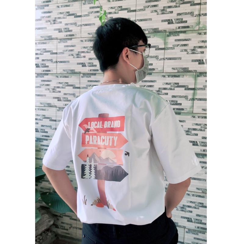 Áo thun nam nữ Unisex PARACUTY 7 sắc màu P08 chất liệu cotton 100%, co giãn 4 chiều, dày dặn, form rộng tay lỡ | BigBuy360 - bigbuy360.vn