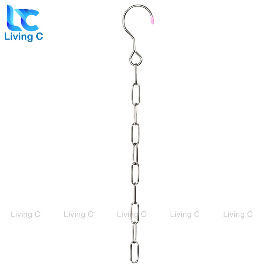Dây XÍCH INOX treo móc quần áo Living C thông minh tiết kiệm diện tích tủ _X35