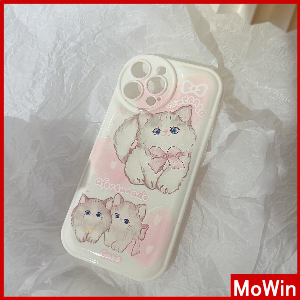 Ốp điện thoại chống sốc in mèo con hồng thích hợp cho iPhone 11 Pro Max 13 Pro Max 12 Pro Max 7Plus xr XS Max