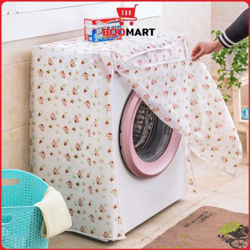 Vỏ Bọc Phủ Máy Giặt Hoa Văn Cao Cấp Chống Thấm Nước - BooMart