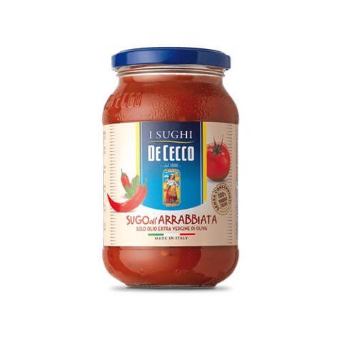 NƯỚC SỐT CÀ CHUA ARRABBIATA DE CECCO 400G