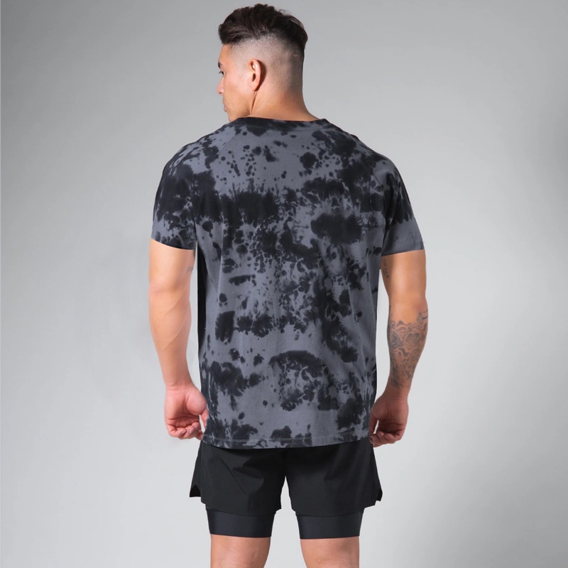 Áo Thun Thể Thao Tay Ngắn Dáng Rộng Thoáng Khí Nhanh Khô Thời Trang Mùa Hè Cho Nam Size M-3XL