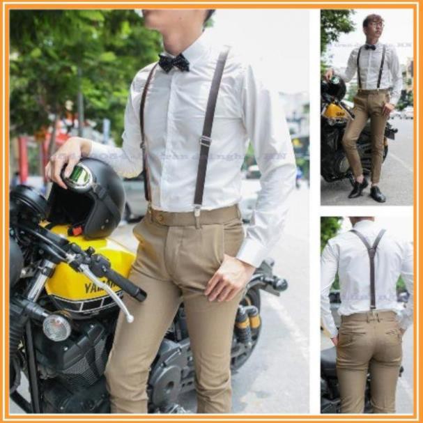 Bán Buôn - dây đeo quần suspender  bản 1,5cm - 2.5cm VINTAGE-RETRO - chuyên dự event, kỉ yếu.