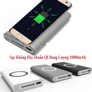 Sạc dự phòng QI không dây 10.000mah