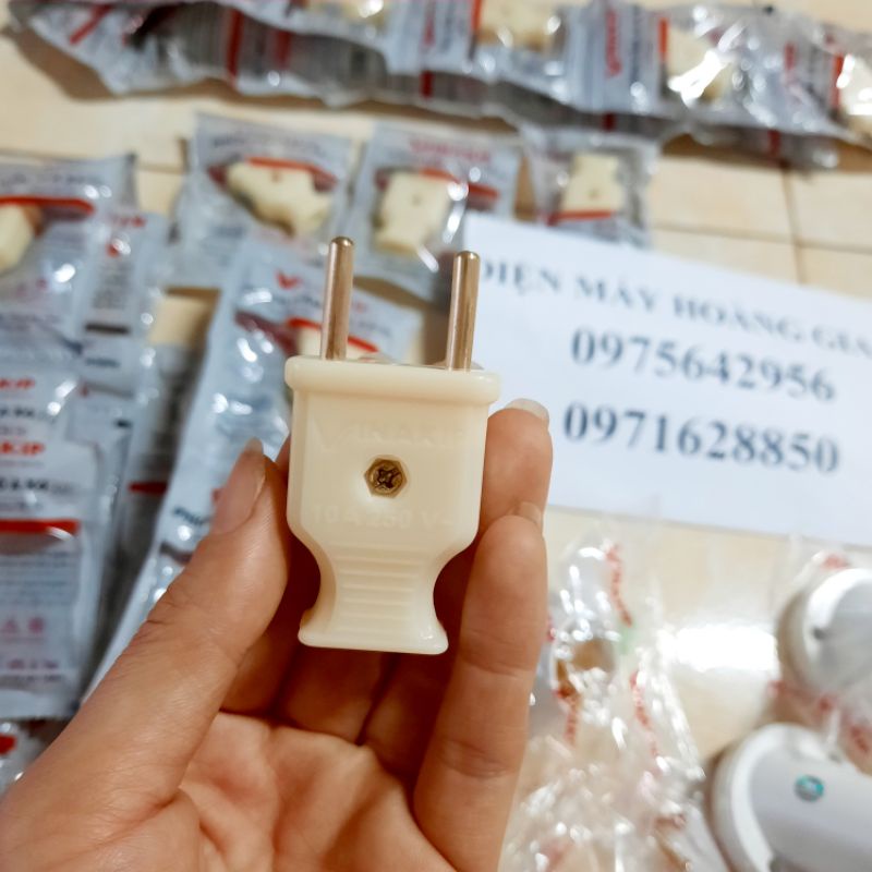 Phích cắm điện, Phích cắm chịu tải, đui xoáy, đui vát. Hàng chất lượng cao