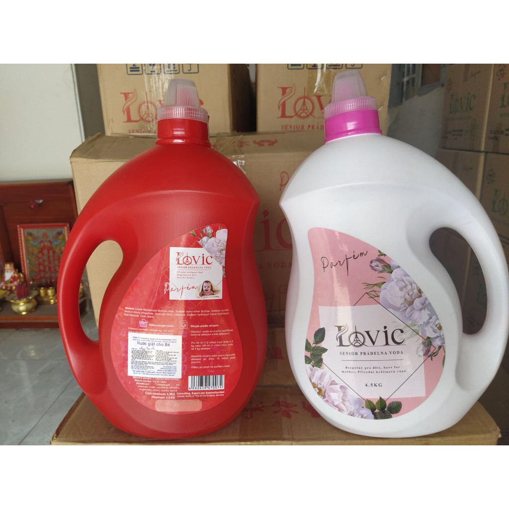 Nước giặt Lovic 4.5KG