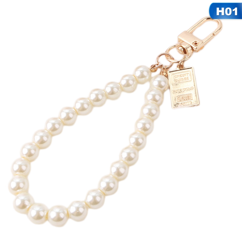 Tmdbyx Móc chìa khóa tự thiết kế kiểu trang sức gắn cho túi cầm tay tiện dụng