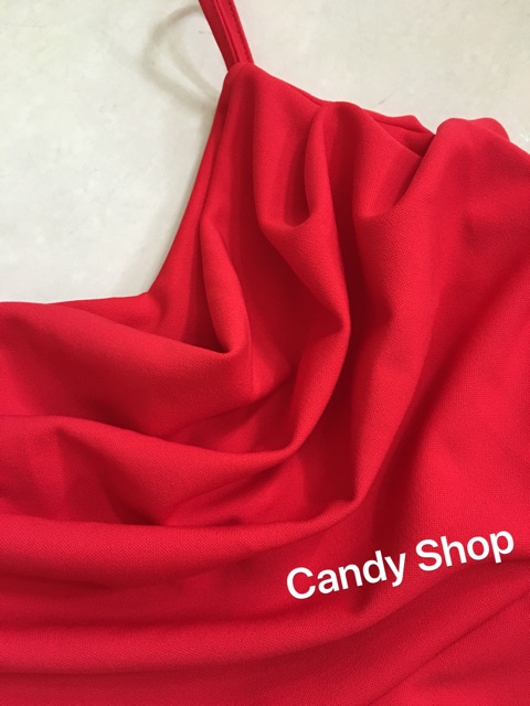 Đầm body 2 dây cổ đỗ váy đắp xẻ cao + Ảnh thật | BigBuy360 - bigbuy360.vn