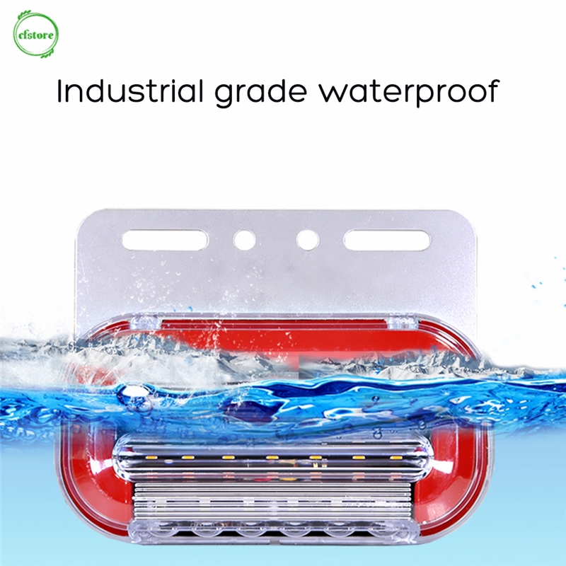 Đèn Led Tín Hiệu 24v 12 Bóng Gắn Hông Xe Hơi / Xe Tải