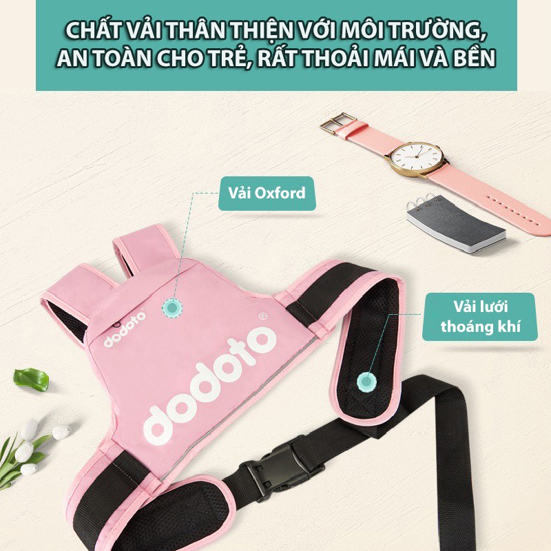 Đai Đi Xe Máy Cho Bé an toàn, dễ sử dụng, có thể điều chỉnh kích thước cho bé từ 1 - 10 tuổi