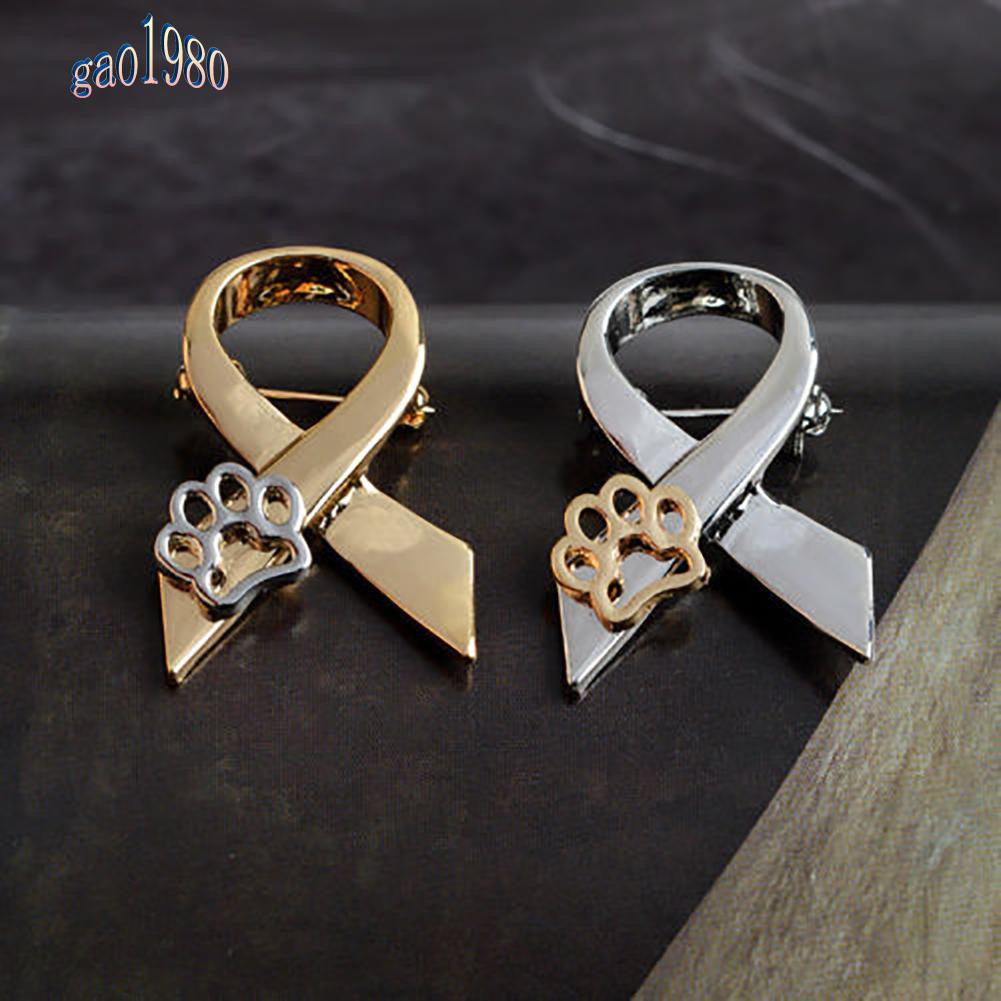 Ghim CàI ÁO HìNh DấU Chân CúN ĐíNh Kim Cương Giả ThờI Trang Cho Nữ